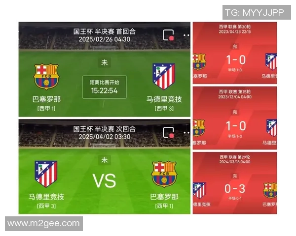 巴萨与马竞国王杯次回合激战在即谁能晋级决赛争夺荣耀